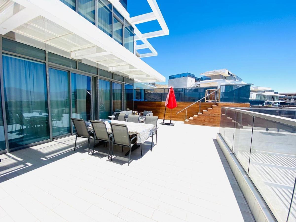 شقة Stunning Penthouse With Sea Views And Private Heated Pool إيلات المظهر الخارجي الصورة