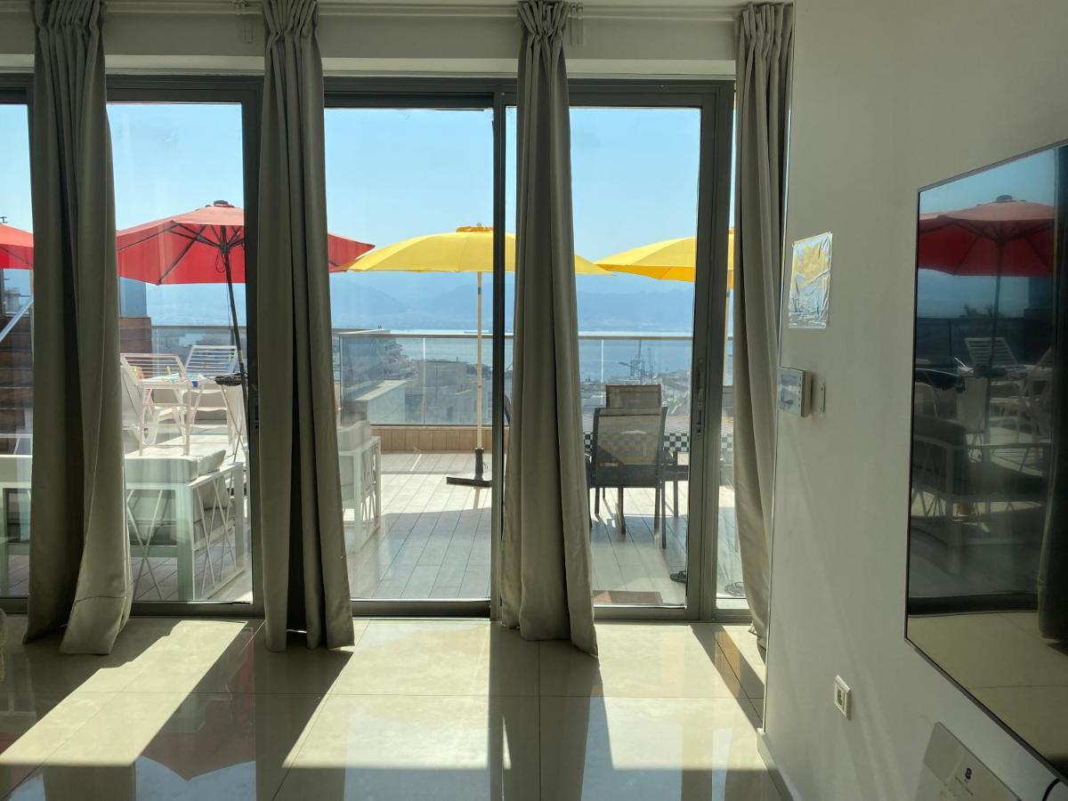 شقة Stunning Penthouse With Sea Views And Private Heated Pool إيلات المظهر الخارجي الصورة