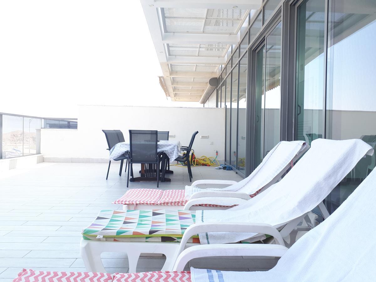 شقة Stunning Penthouse With Sea Views And Private Heated Pool إيلات المظهر الخارجي الصورة